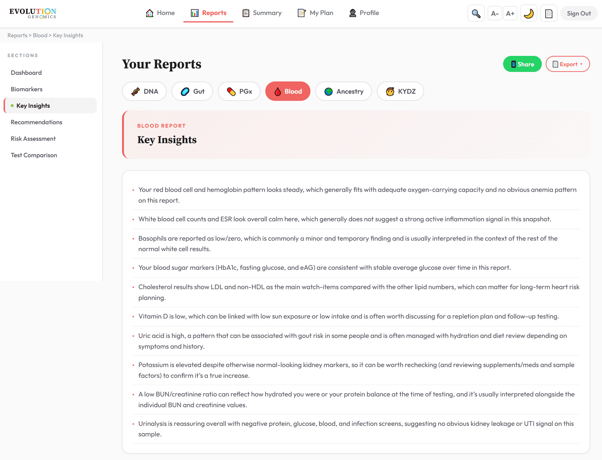 Lens key clinical insights